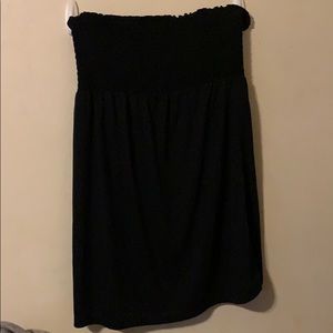 Xl black strapless summer dress